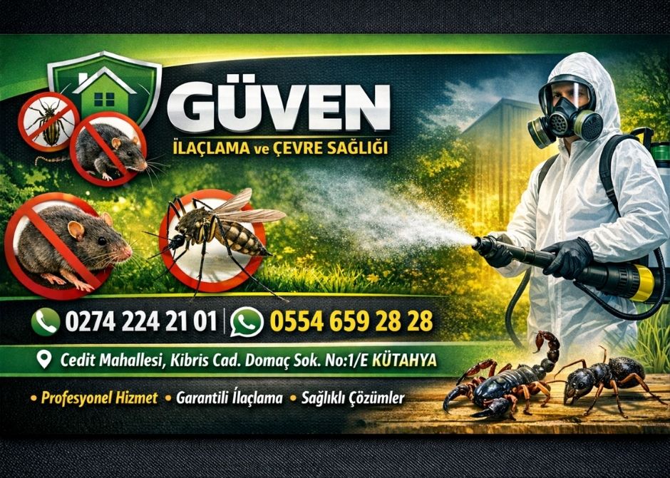 Kütahya Böcek İlaçlama